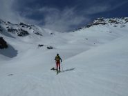 Risalita verso il col de la Noire