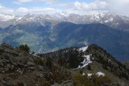 La cresta che scende verso il Mt Broillat