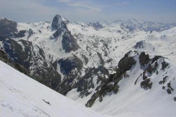 Il pezzo piu' ripido subito sotto la cima