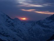 tramonto dal bivacco