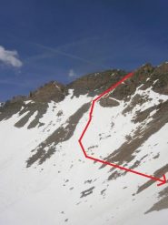 passaggio da Cima S della Finestra di Stroppia verso il colle Infernetto