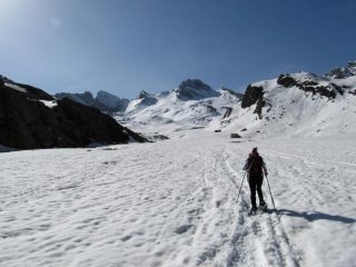 Pian Traversagn calzate le racchette