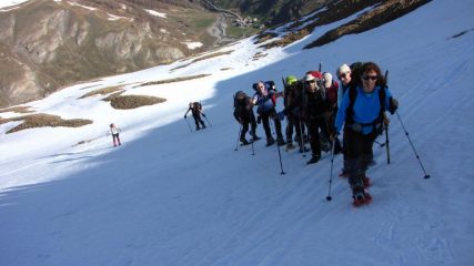 arrivando al colletto di quota 2600 m. (8-5-2011)