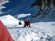 Salendo nel tratto più ripido finale