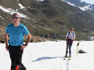 Massimo ed Enrica in salita