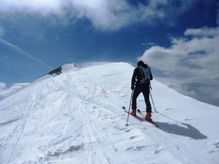 Marco si avvicina alla vetta