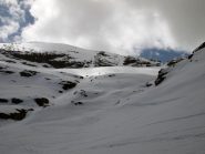 La parte intermedia, prima dell'entrata nel canale in discesa