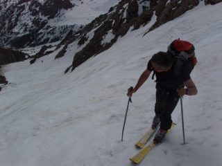 In salita nel Canale d'Arnas