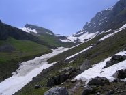 La primavera avanza nel vallone che porta al Balur