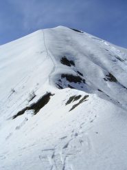 Il tratto terminale visto al ritorno