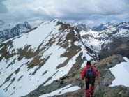 Punta Telcio dalla cresta tra questa e quota 2910