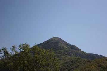 Dal colle d'Aine la punta dell'Arpette