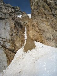 Discesa dal colle Bonney verso ghiacciaio Tsasset