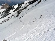 Quasi in cima al ripido pendio