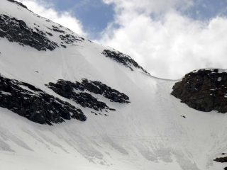 Tracce sul pendio Rudelagnera