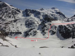 Sui pendii del Colle Cordonnier