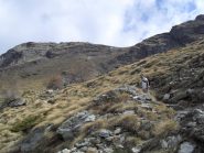 in vista della vetta sotto il colletto