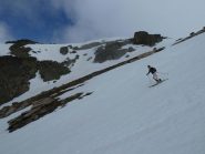 Discesa dalla spalla della Rocca la Niera