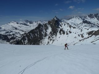 Salita verso la punta dell'Alp