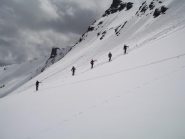 discesa dal col de Chiamoussires