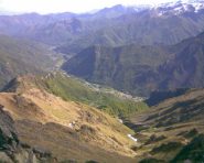 Tempo limpido verso la bassa valle....