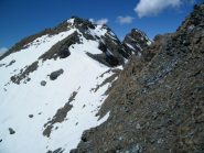 Punta Cruvin scendendo dalla Lunella