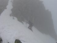 Uscita dal primo canale di salita