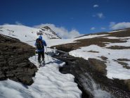 l'acqua sta mangiando la neve