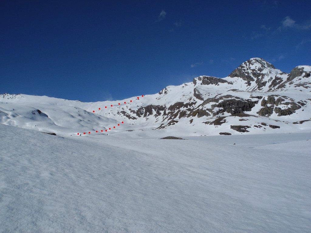 la seconda parte dell'itinerario dal Miserin