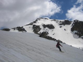 discesa dalla testa Sud di Bresses