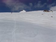 Parte alta della salita al Ghigliè
