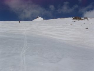 Parte alta della salita al Ghigliè