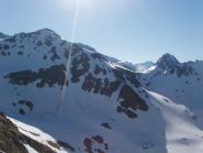 Cima di Mercantour con alla destra il colletto 2636m