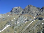 Le cime orientale e centrale della Torre