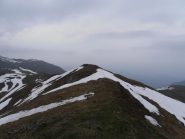 01 - P.ta Sbaron, ecco l'unico nevaio (5Mt) da attraversare arrivando in prossimità della cima
