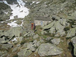 Arrivo all'Alpe Antena