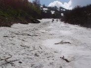 canale finale che scende al Piano di Bout du Col