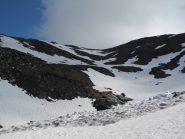 scarsità di neve nel tratto finale