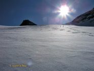 Verso il Breithornpass.