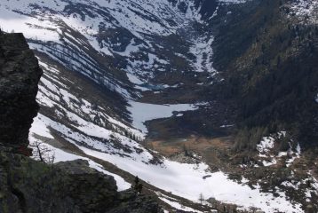 Il Vallon d’En Haut, con il Lago di Lenteney