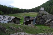 L’Alpeggio di Tillac con il suo verde pianoro