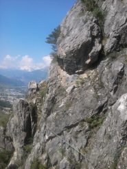 il traversone del secondo tiro..molto attrito