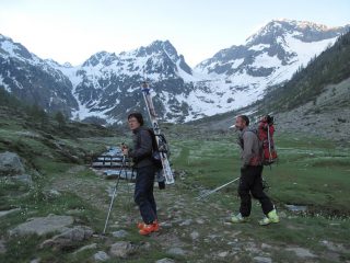 Dal Pian della casa si vede dov'è la neve per tutti gli itinerari (Ghiliè, Col Ciriegia, Cima Fremamorta