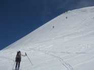 I pendii sotto la vetta