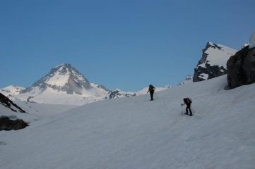 La sera arrivando al Bivacco