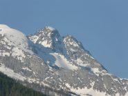 la parte finale del canale vista dal fondovalle pochi giorni prima