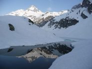 cartolina serale dal lago lungo