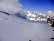Dalla spalla dell'Uja verso l'Albaron