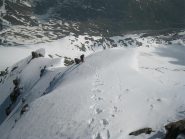 Arrivo in cima