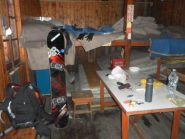 dentro il rifugio